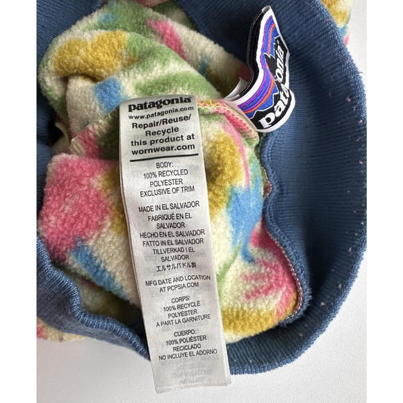 Patagonia Kids Synchilla Fleece Vest TREO Print Southwestern Cactus Toddler 3T - Picture 5 of 11